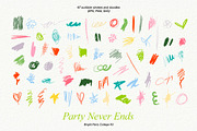 Party Never Ends: Bright Collage Kit, an Object Graphic by divanovskaya_nv (Thumbnail 15 of 17)