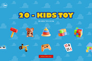 Kids Toy 3D Icon Pack, an Object 3D Model by SLAB! Design (Thumbnail 1 of 4)