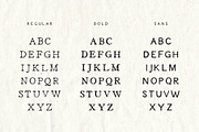 Simply Made Hand Drawn Typeface, a Slab Serif Font by Rachel Kick (Thumbnail 10 of 10)
