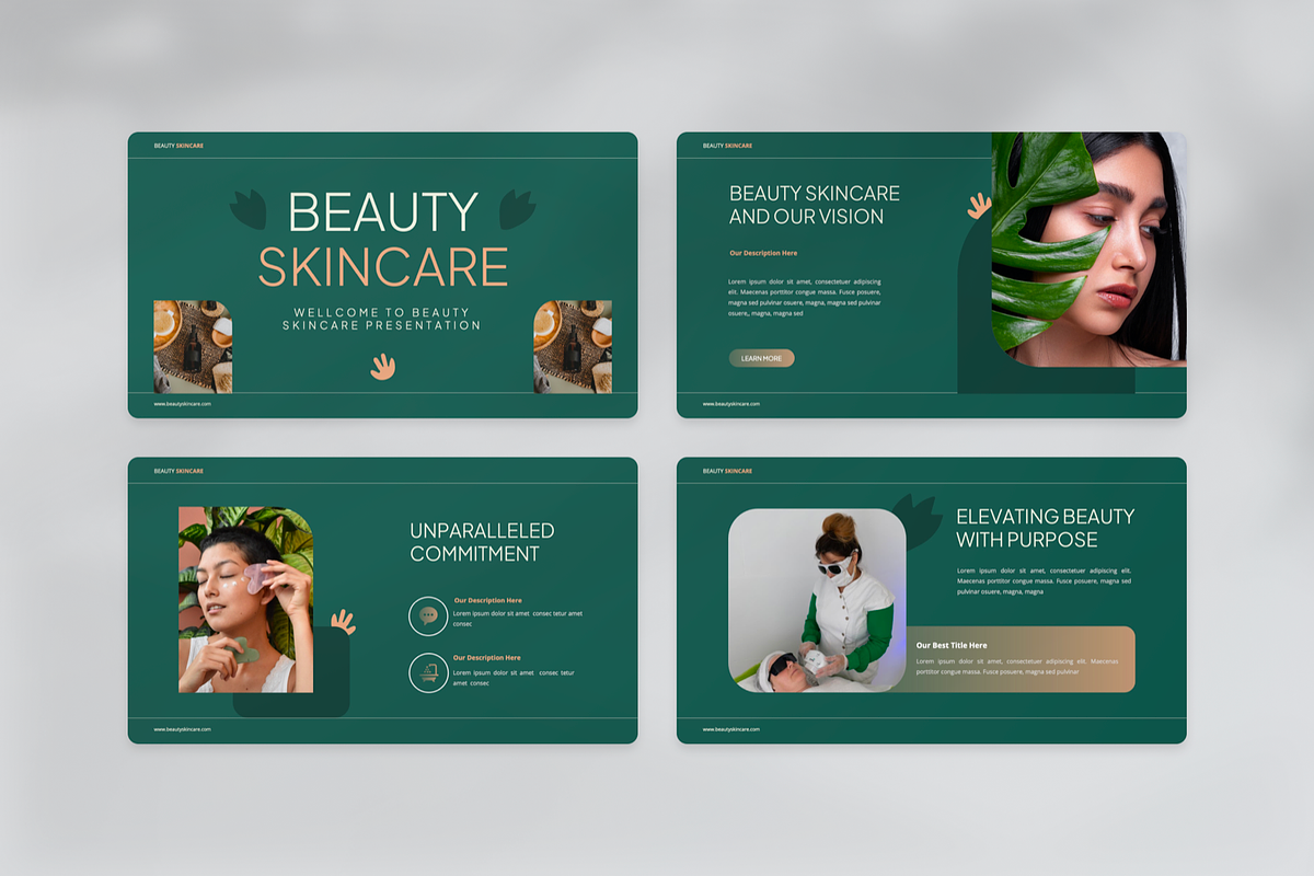 Beauty Skincare PowerPoint, a Presentation Template by Annora Studio (Photo 4 of 8)