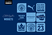 Man City Theme Pack | Home Kit, an Icon by IconsEngineer (Thumbnail 3 of 11)