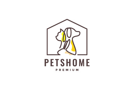 animal pets home dog cat rabbit logo, a Branding & Logo Template by devastd