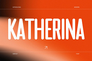 Katherina - Modern Condensed Sans