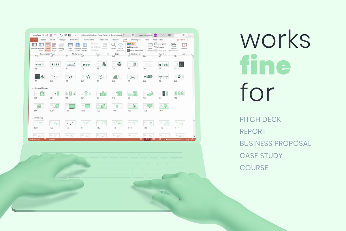 Clean Pitch Deck PowerPoint, a Presentation Template by 33slides (Photo 4 of 25)