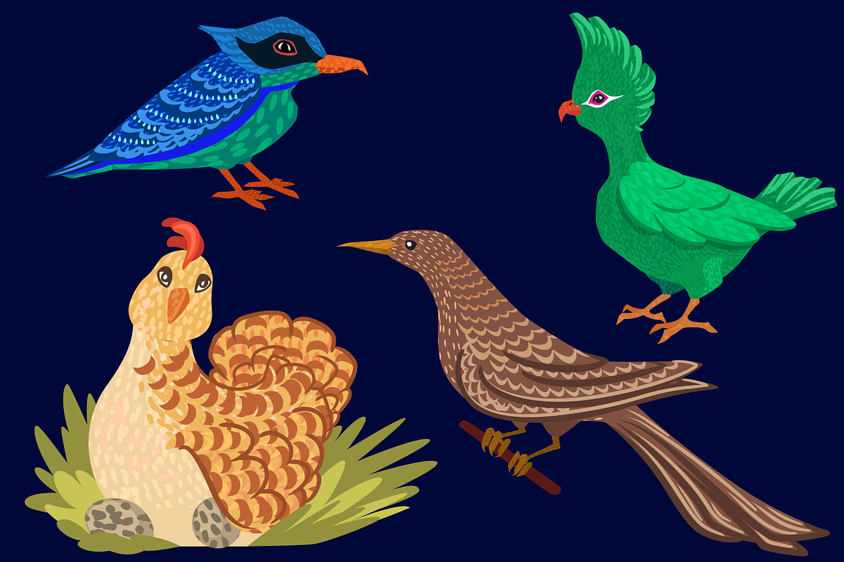 Animalistic Pack AI vector brushes preview 4