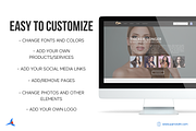 Hair Extensions Website for Wix, a Landing Page Template by Parrot Designs (Thumbnail 4 of 4)