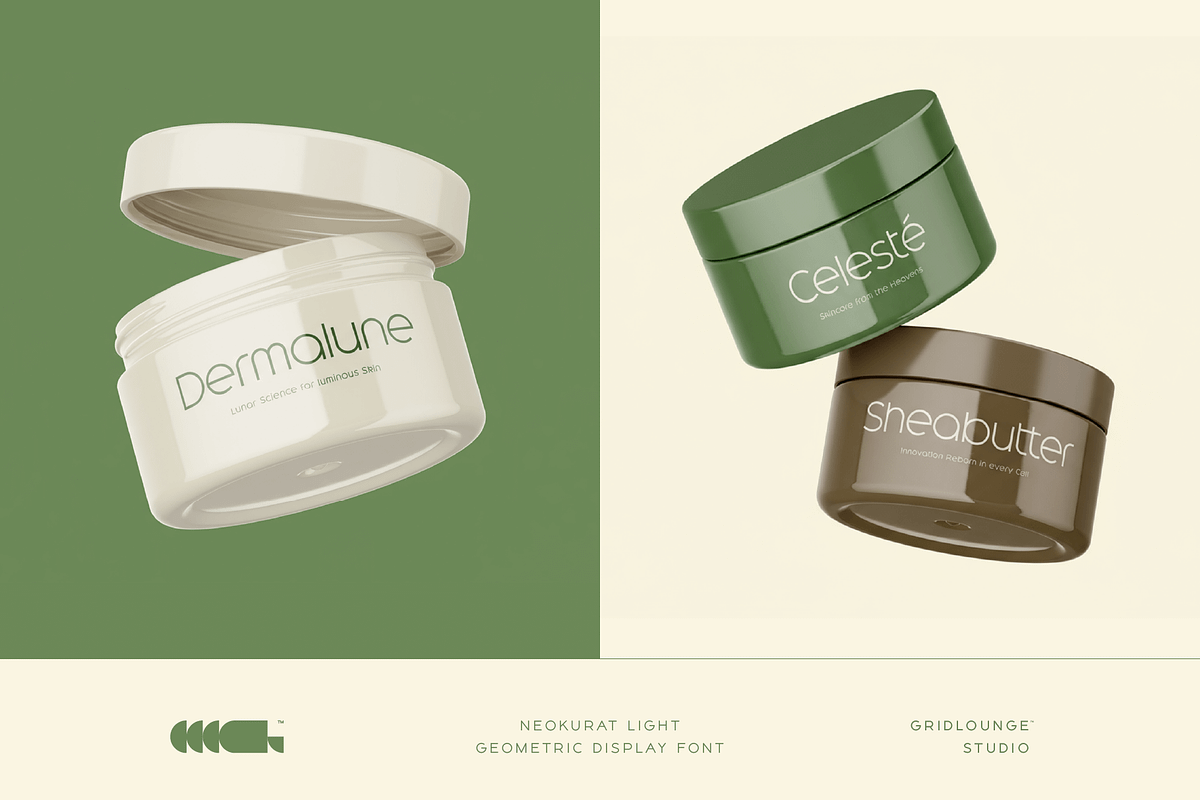 Neokurat — Light, a Sans Serif Font by Gridlounge (Photo 4 of 14)