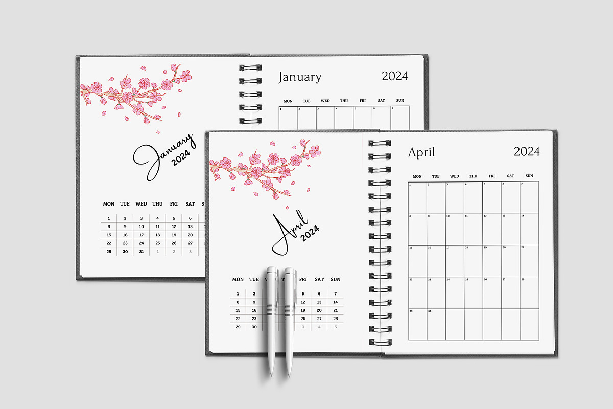 Calendar Template/Calendar 2024, a Stationery Template by Design Zone (Photo 3 of 6)