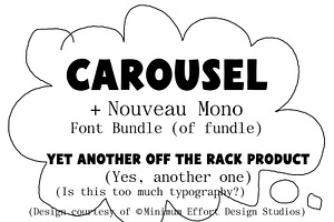 Begrudgingly Hipster Font Bundle II