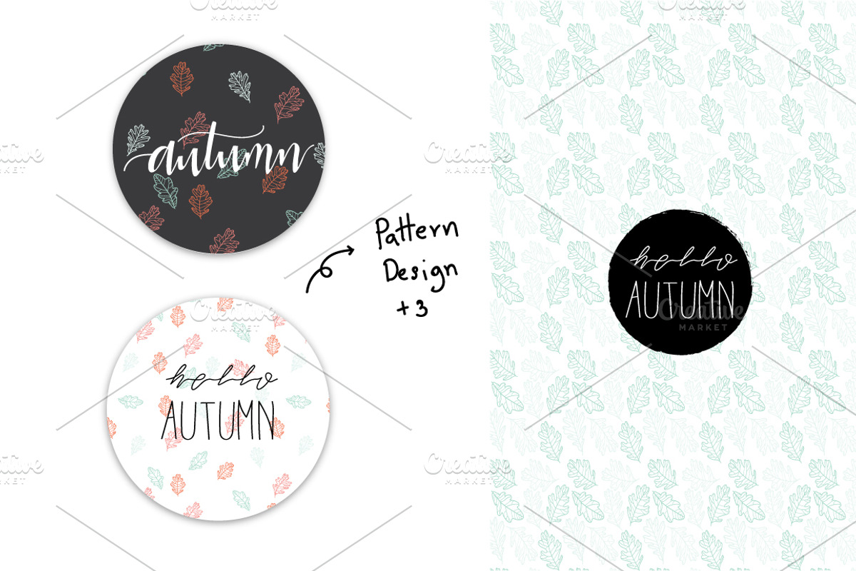 AUTUMN FLOWER III VECTOR FILE, a Decorative Illustration by MooBeer (Photo 4 of 6)