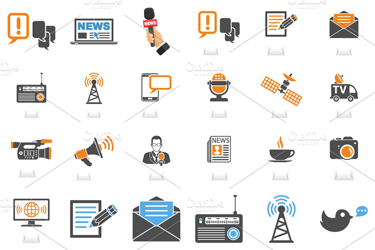 News and Media Concepts, a Person Illustration by TAlex (Photo 7 of 7)