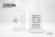 Clear Box Foldable Hang Tab Mockup, a Packaging Mockup by INCDesign (Thumbnail 7 of 8)