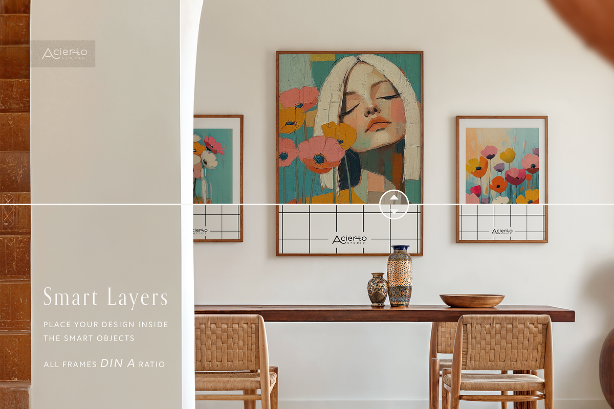MARIA Din A | Frame Mockup Mini Set, a Household Mockup by Acierto Studio (Photo 3 of 15)