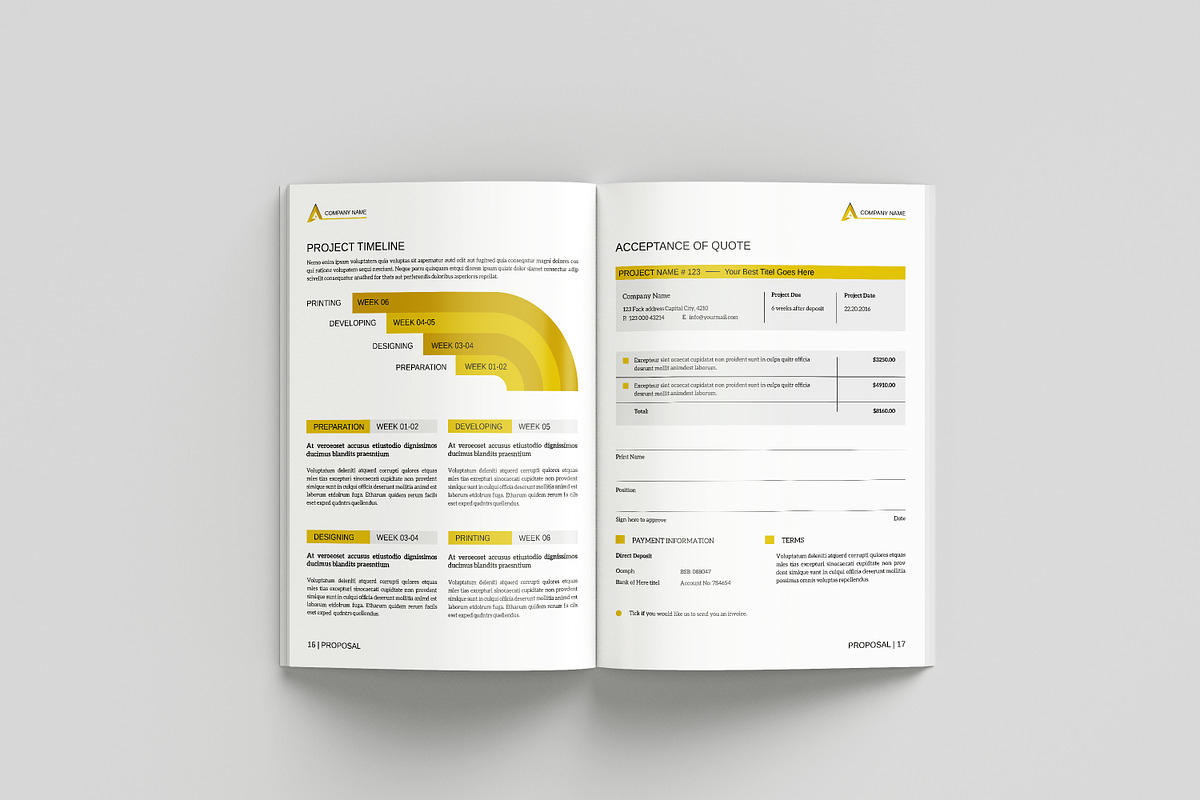 Business Proposal, a Brochure Template by retrographix (Photo 9 of 13)
