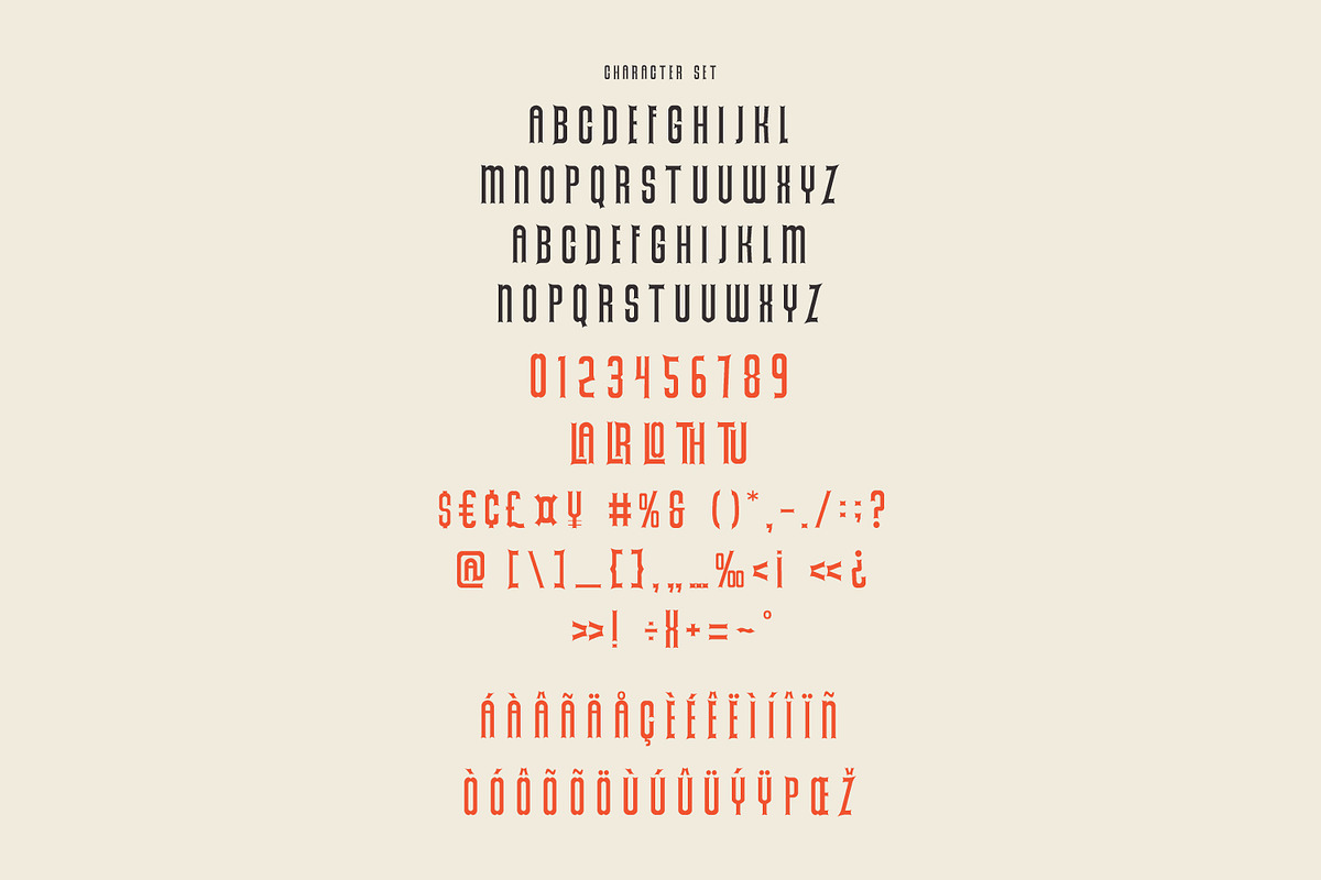Hasclaw Harloth Highstem Font, a Sans Serif Font by Maulana Creative (Photo 8 of 8)