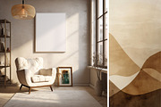 Minimalist Interior Frame Mockup 2, a Household Mockup by ARTOZEN DIGITAL (Thumbnail 8 of 9)