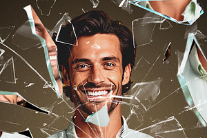 Broken Glass Photo Effect Bundle