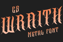 CS Wraith – Black Metal Font