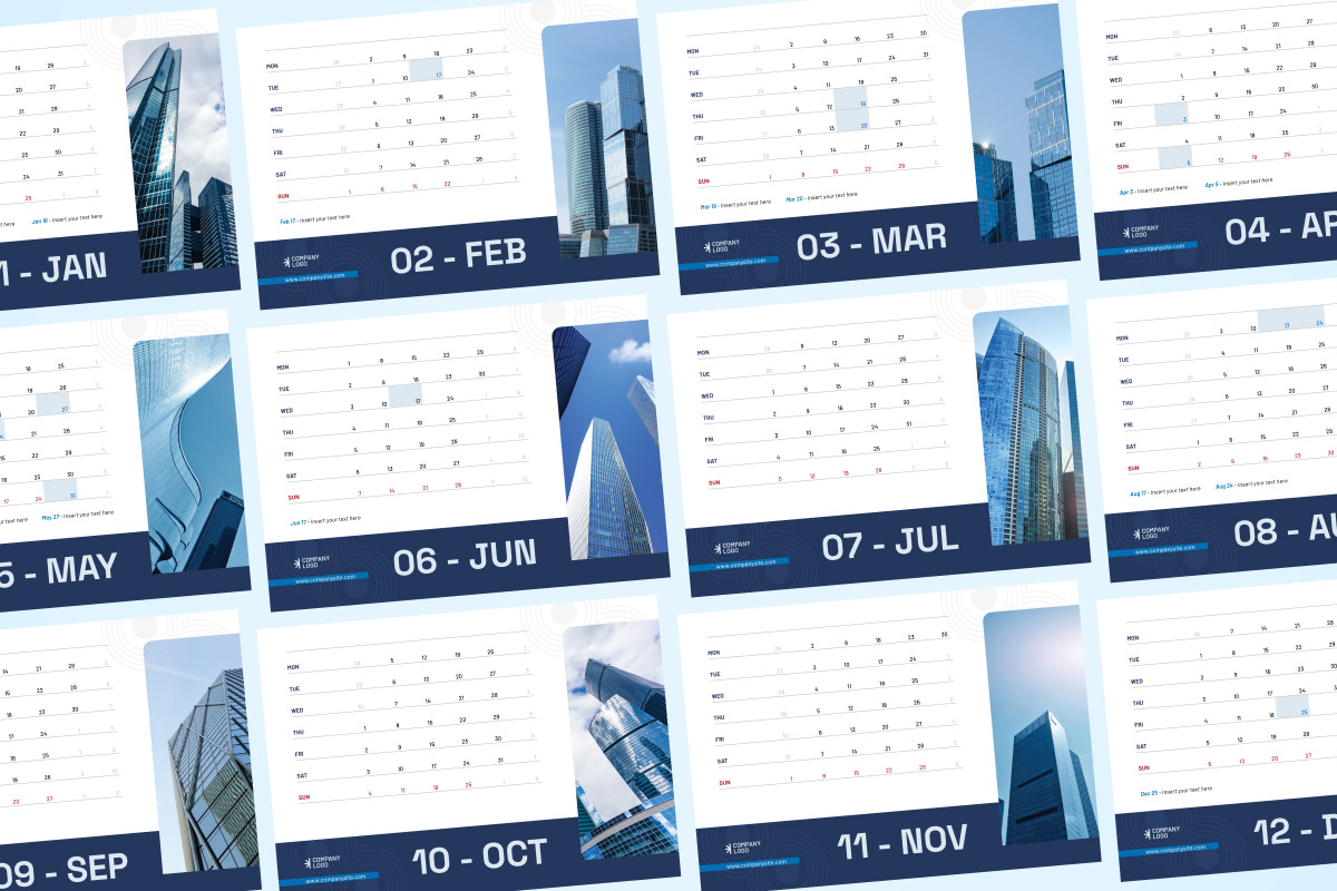 Corporate Desk Calendar for Business preview 4