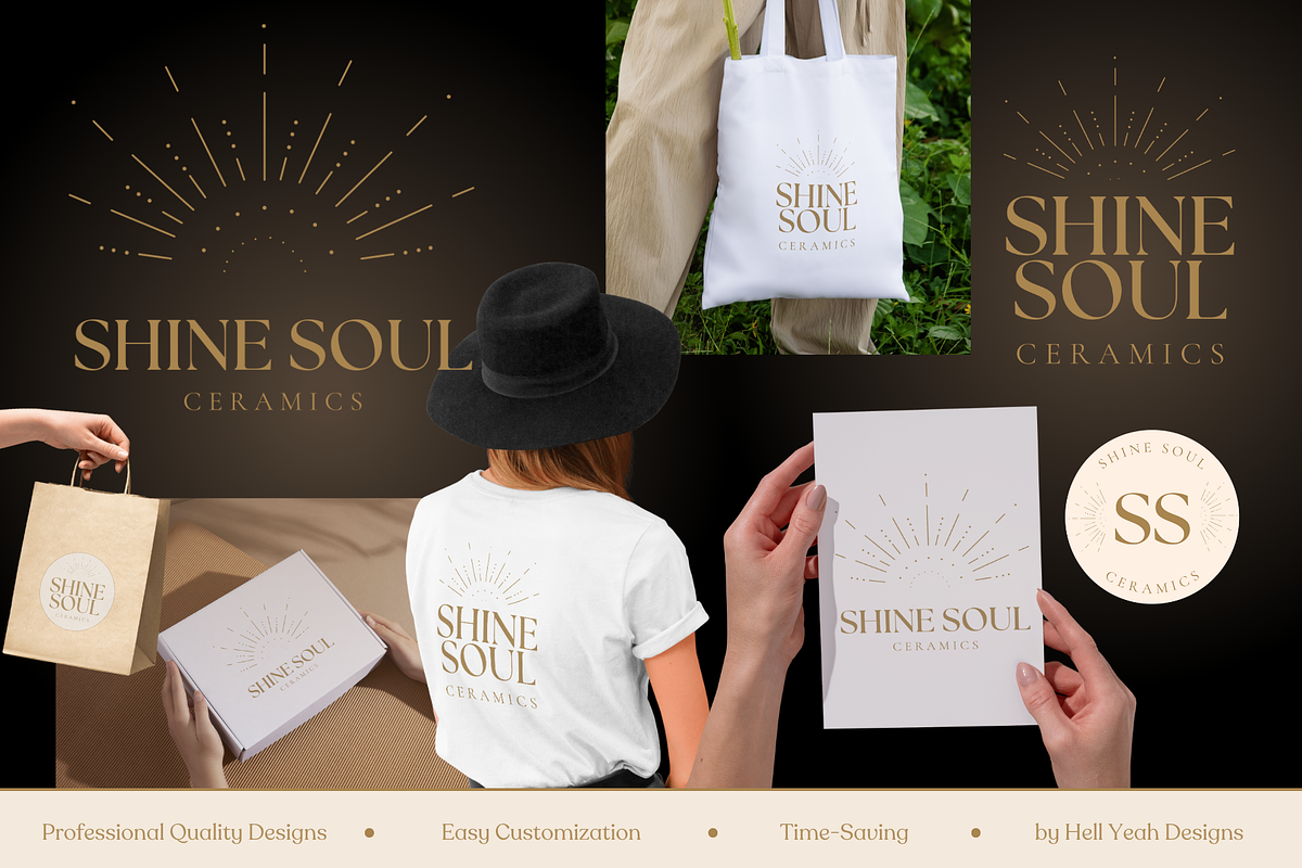 Elegant Brand Identity Logo Kit, a Branding & Logo Template by Hell Yeah Designs (Photo 2 of 6)