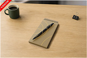 Sketchbook Mockup PSD, an Advertising Mockup by Bruno's Shop (Thumbnail 1 of 3)