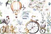 Happy Easter Spring Set 2, an Animal Illustration by Ann Art Houze (Thumbnail 4 of 15)