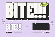 Coffee Shop - Extrude Food Logo Font, a Sans Serif Font by Nirmana Visual (Thumbnail 4 of 14)