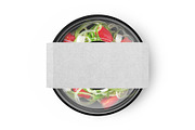 Paper Bowl with Salad Mockup, a Cups & Container Mockup by Green Art (Thumbnail 2 of 5)
