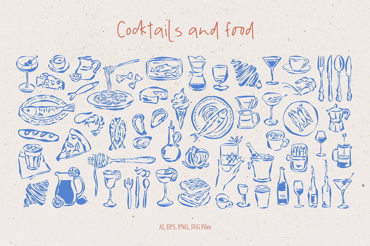 Coastal living doodles, an Object Graphic by DesignThatMatters (Photo 8 of 11)