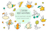Lifestyle objects with People, a Person Illustration by Sapunkele (Thumbnail 2 of 3)