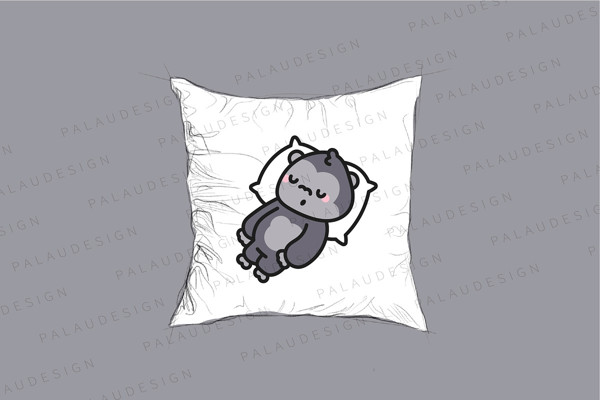 Gorilla Clipart Set, an Animal Illustration by Palau (Photo 4 of 12)