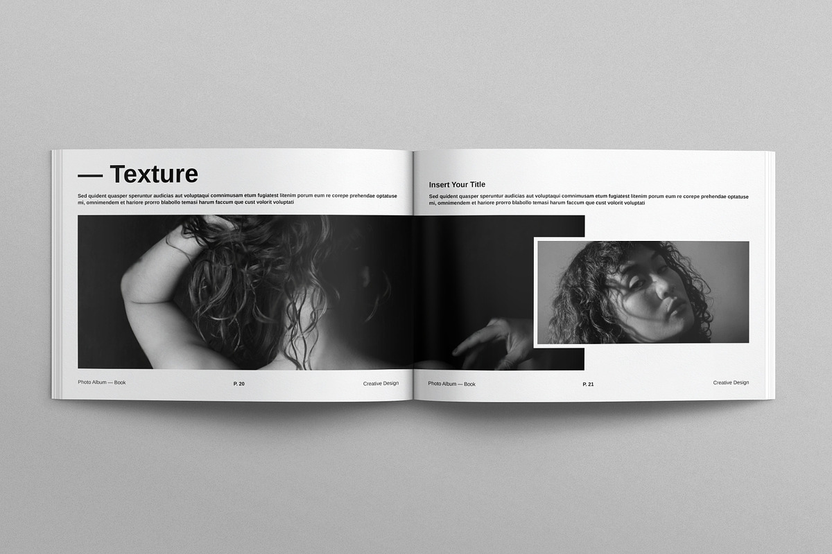 Digital Photo Album Book Landscape, a Brochure Template by E-Type (Photo 8 of 10)