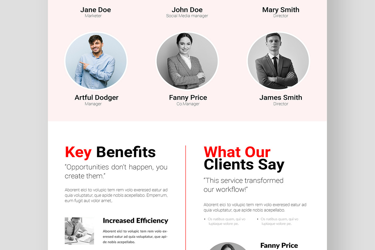Agency Landing Page, an UI Kit Template by CreativeShaper (Photo 5 of 6)