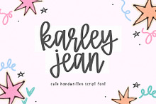 Karley Jean | Preppy Script Font