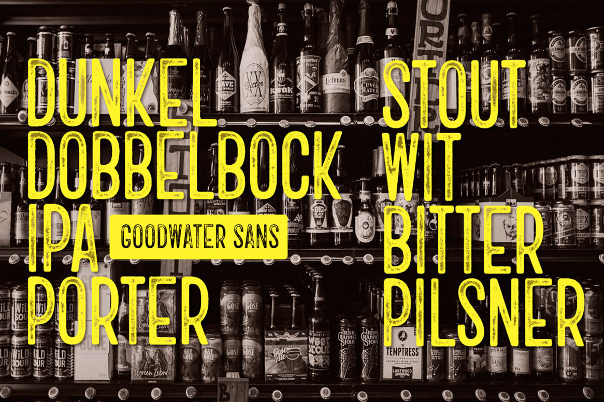 Goodwater font collection preview 7