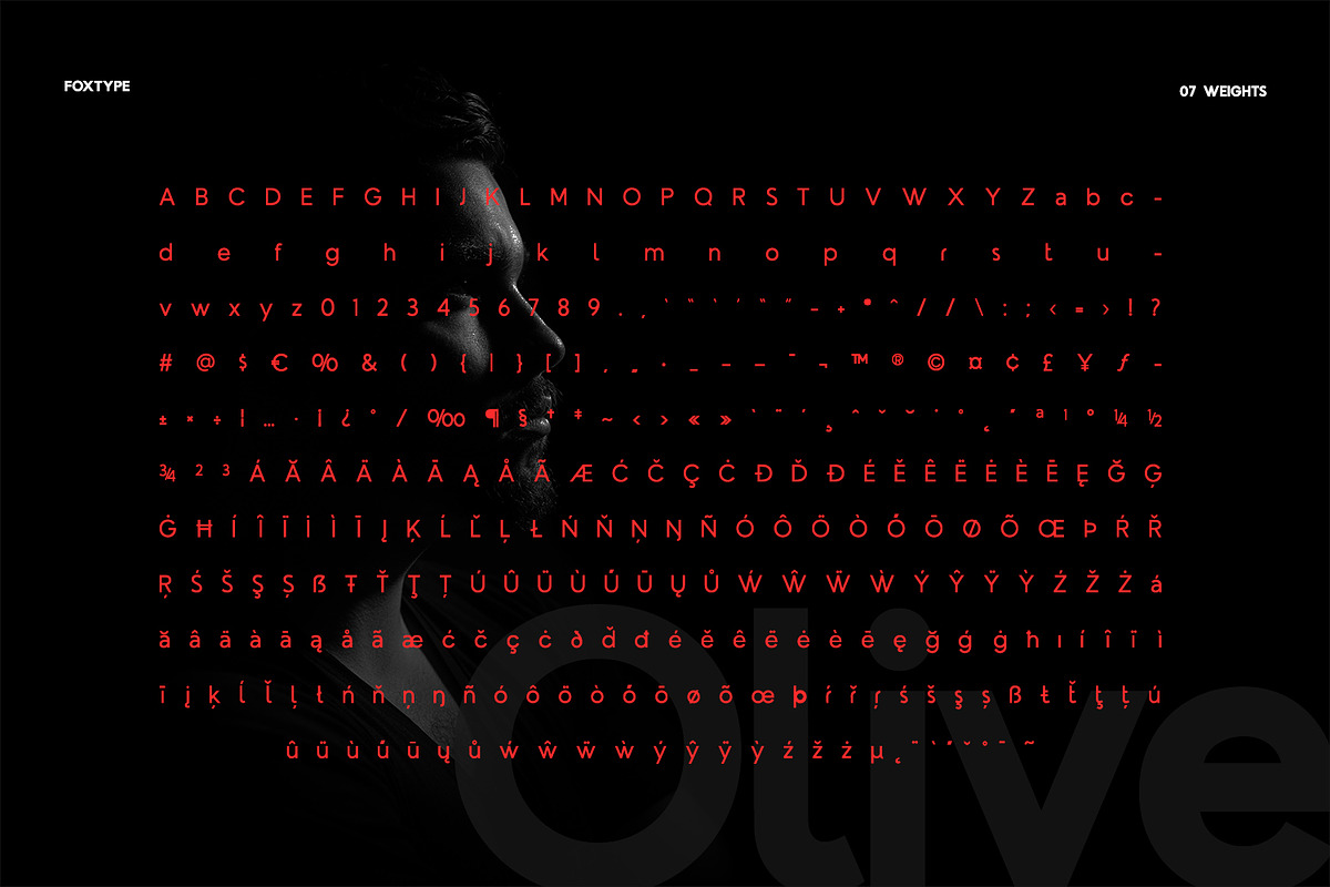 Olive Display, a Sans Serif Font by Foxtype (Photo 8 of 8)