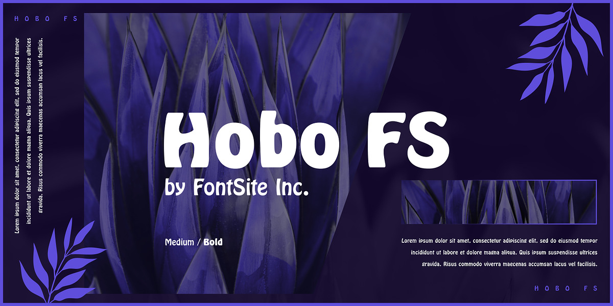 Hobo FS, a Sans Serif Font by FontSite Inc.