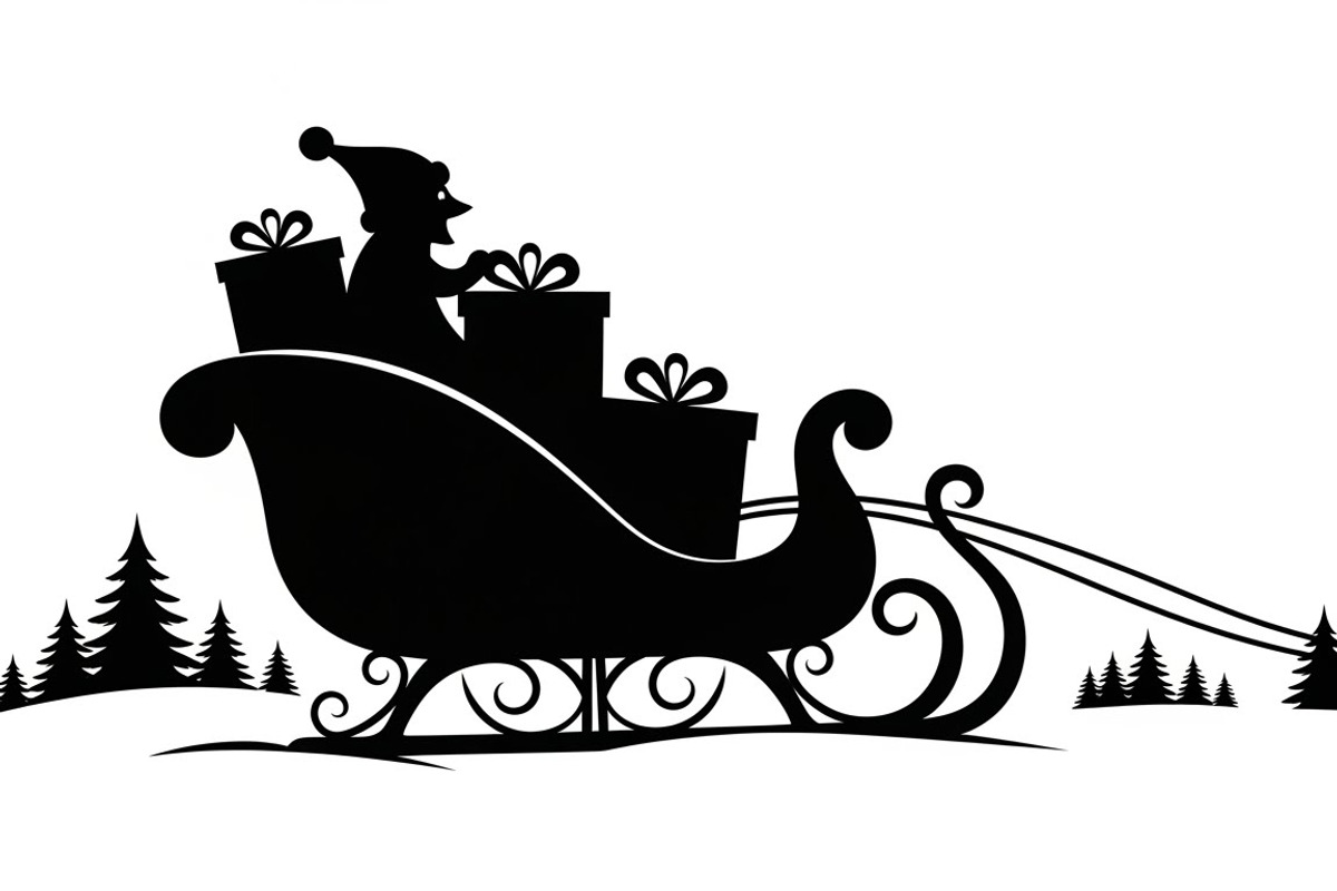 Winter Snow Silhouettes feature, an Illustration by Amazin_art (Photo 18 of 42)