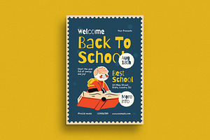Back To School Event Flyer, a Flyer Template by Guuver