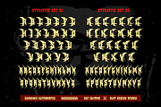 Comangs Typeface, a Blackletter Font by alit design (Thumbnail 8 of 20)