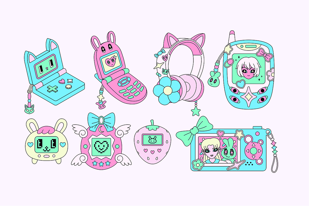 Magical Kawaiicore Illustration Pack, an Object Illustration by The Isian (Photo 7 of 12)