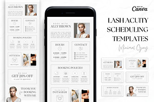 Lash Tech Acuity Scheduling • Canva