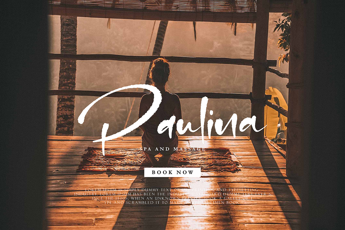 Dontha Tethaki, a Script Font by pineungtype (Photo 9 of 13)