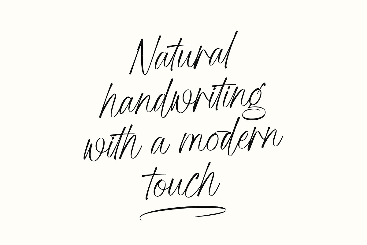 Adore Writing | Modern Script, a Script Font by Lemonthe (Photo 2 of 9)