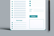 Daily Planner Template, a Stationery Template by MightyDesign (Thumbnail 5 of 8)