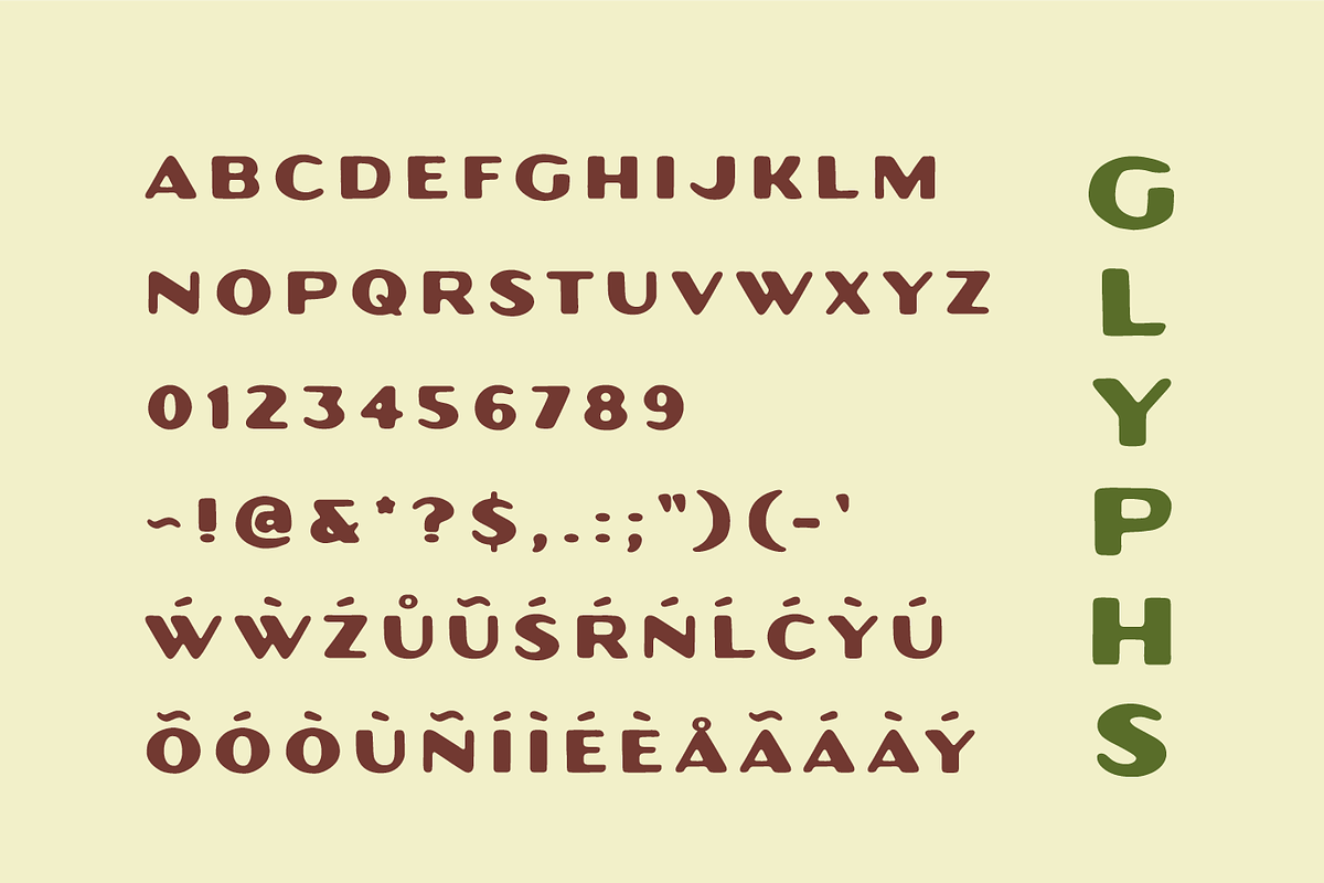Jaguar, a Sans Serif Font by By Meg Burk