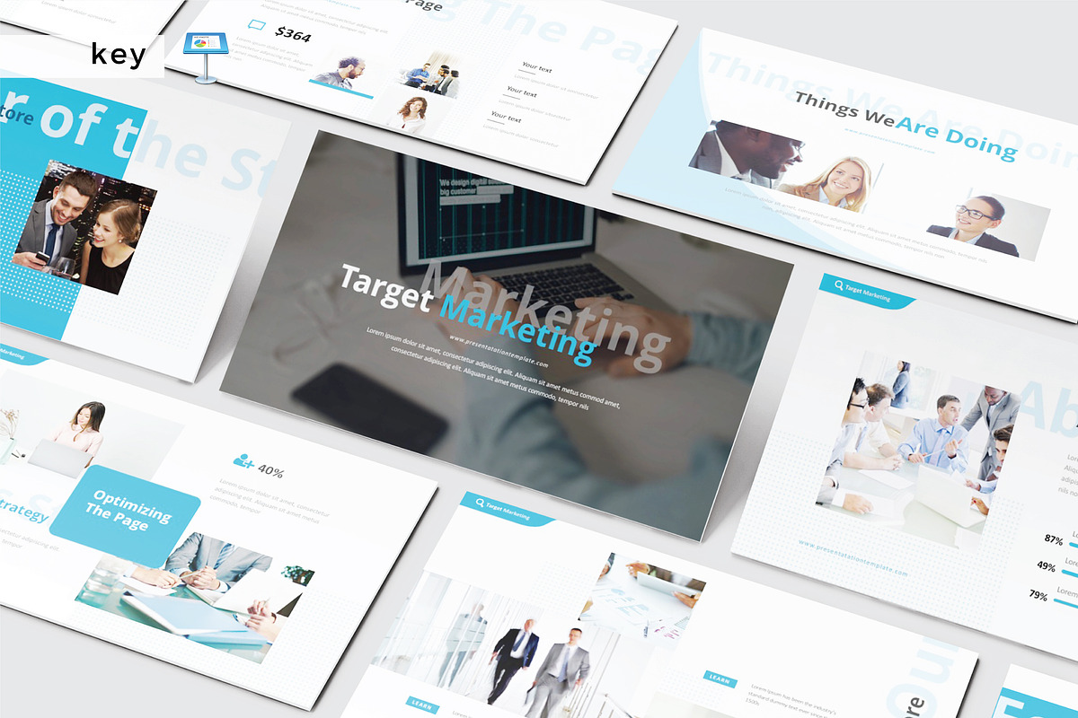TARGET MARKETING - Keynote Template, a Presentation Template by Shafura