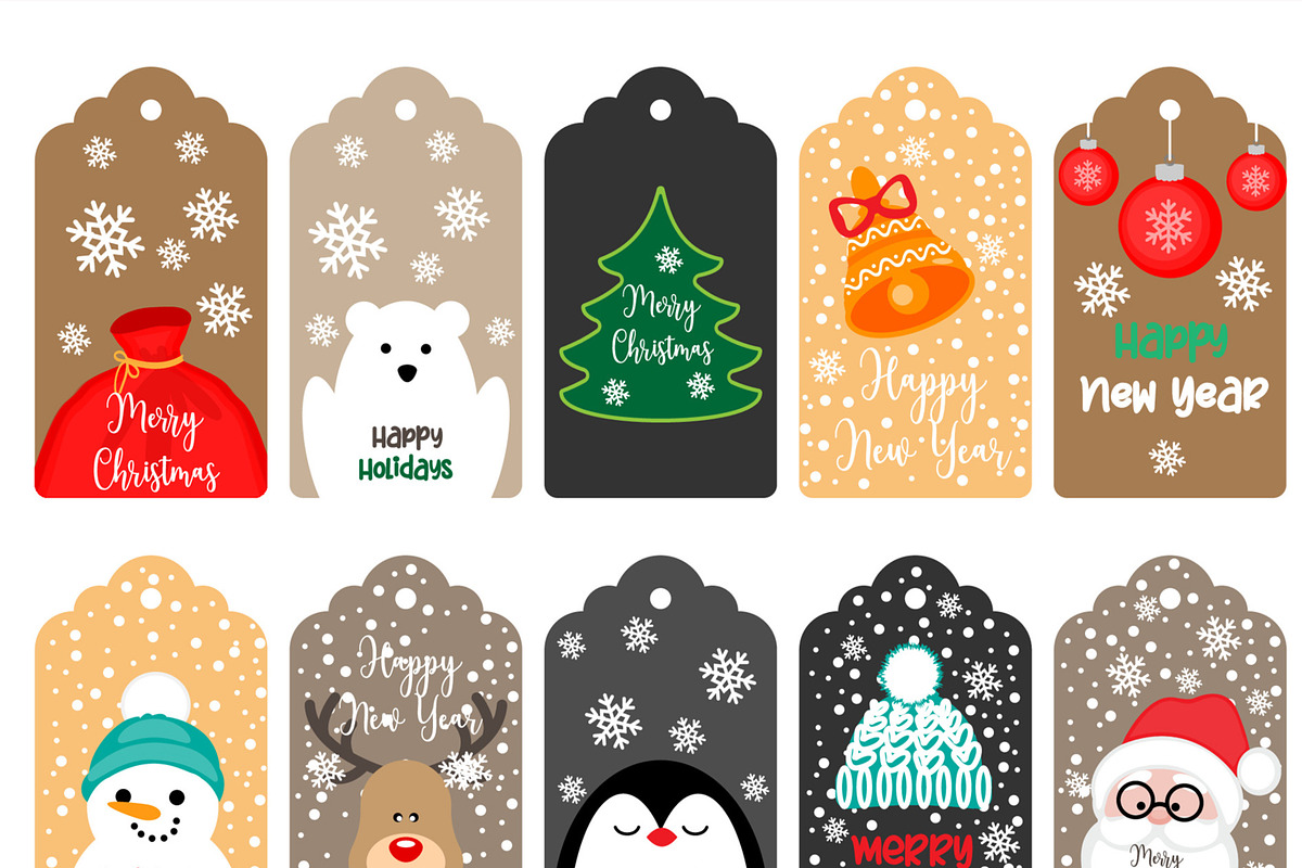 Christmas Labels, a Decorative Illustration by Believe Creatives (Photo 4 of 4)