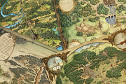 Map of a Hidden Elven Kingdom, a Background Graphic by Curve Design (Thumbnail 4 of 4)