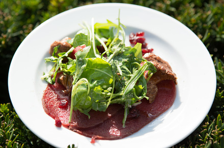 Beef Carpacio with rucola
